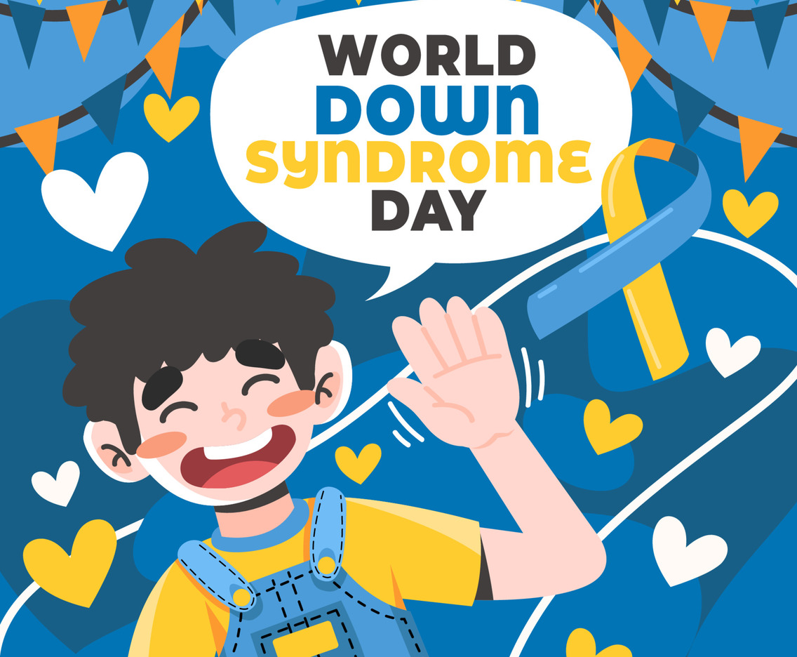 World Down Syndrome Day with Happy Boy