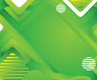 Green Background with White Color