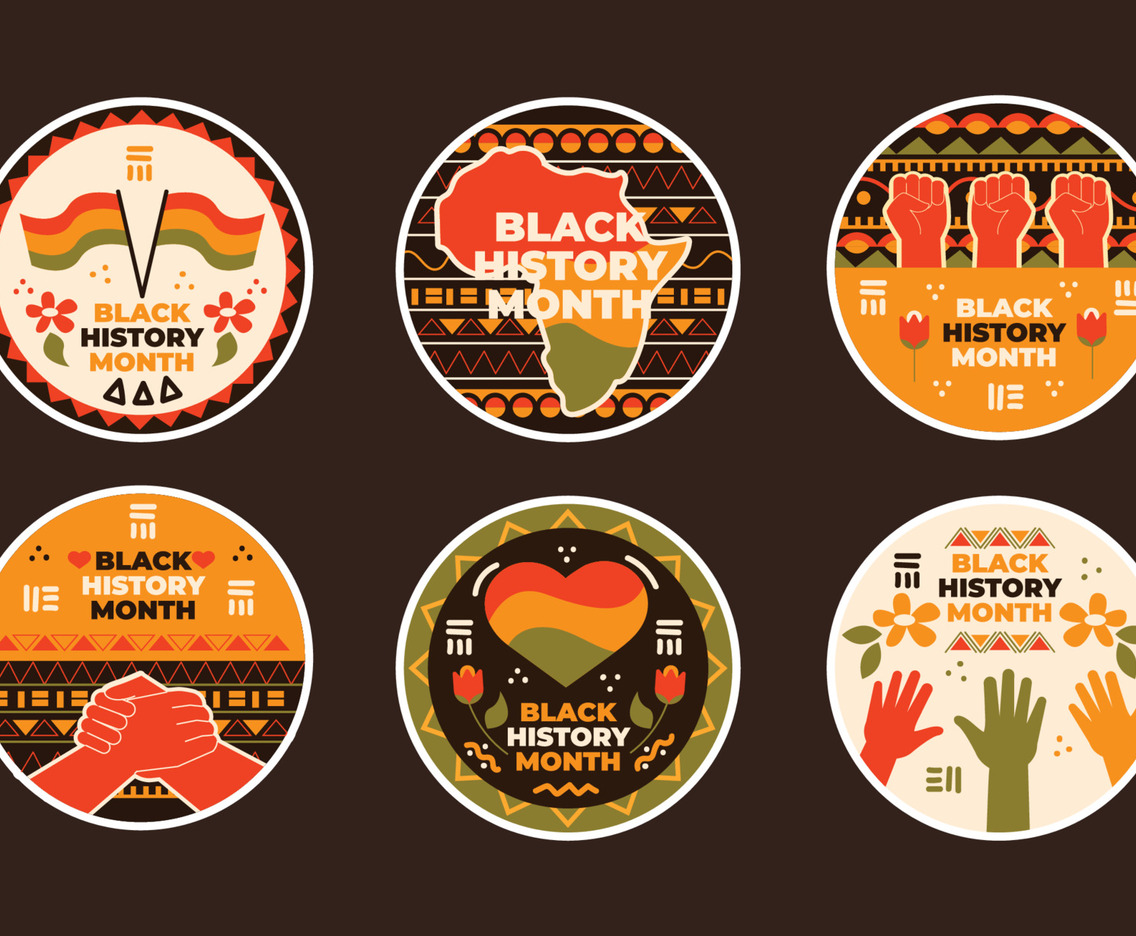 Black History Month Sticker Set