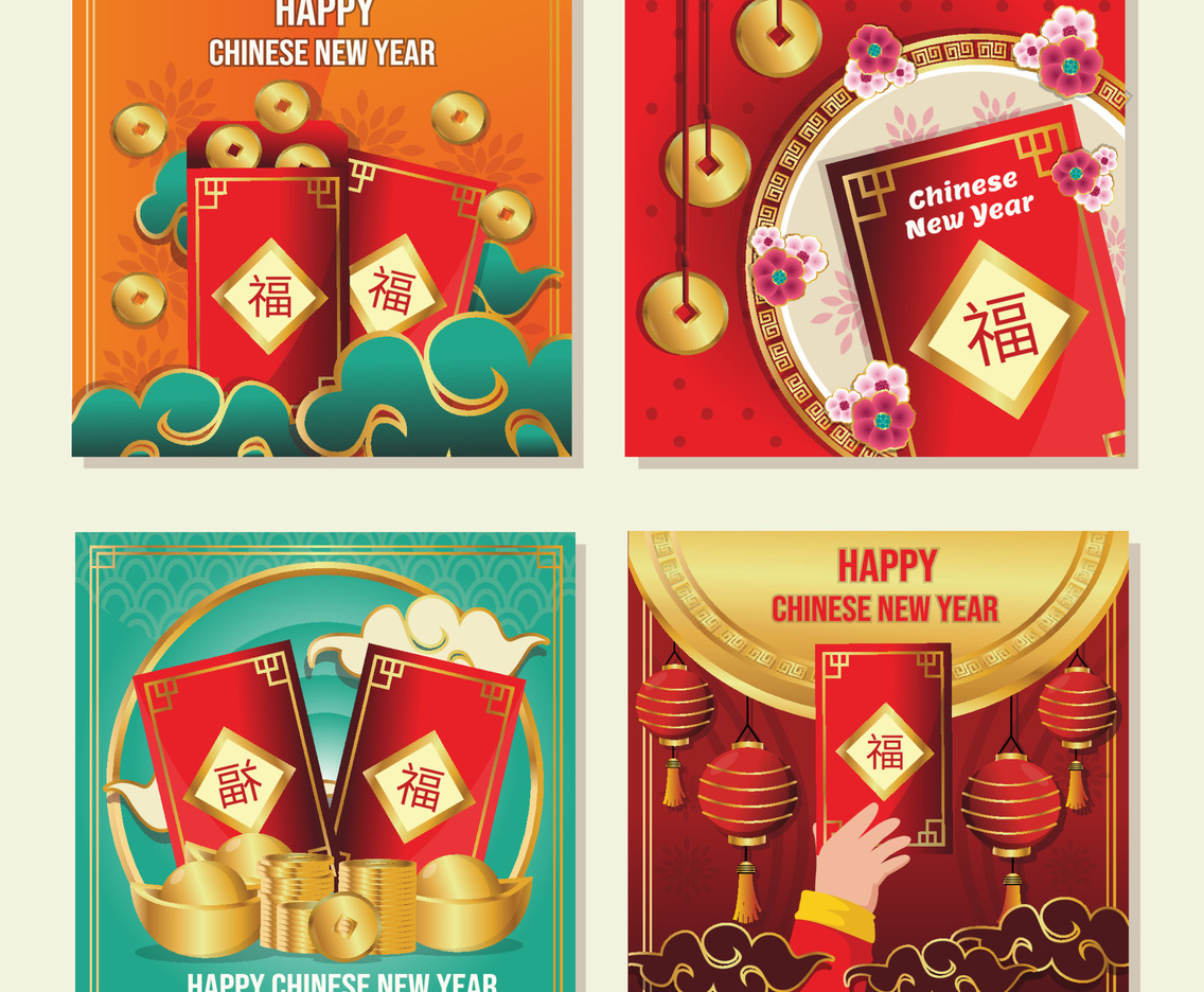 Chinese New Year Red Packet Social Media