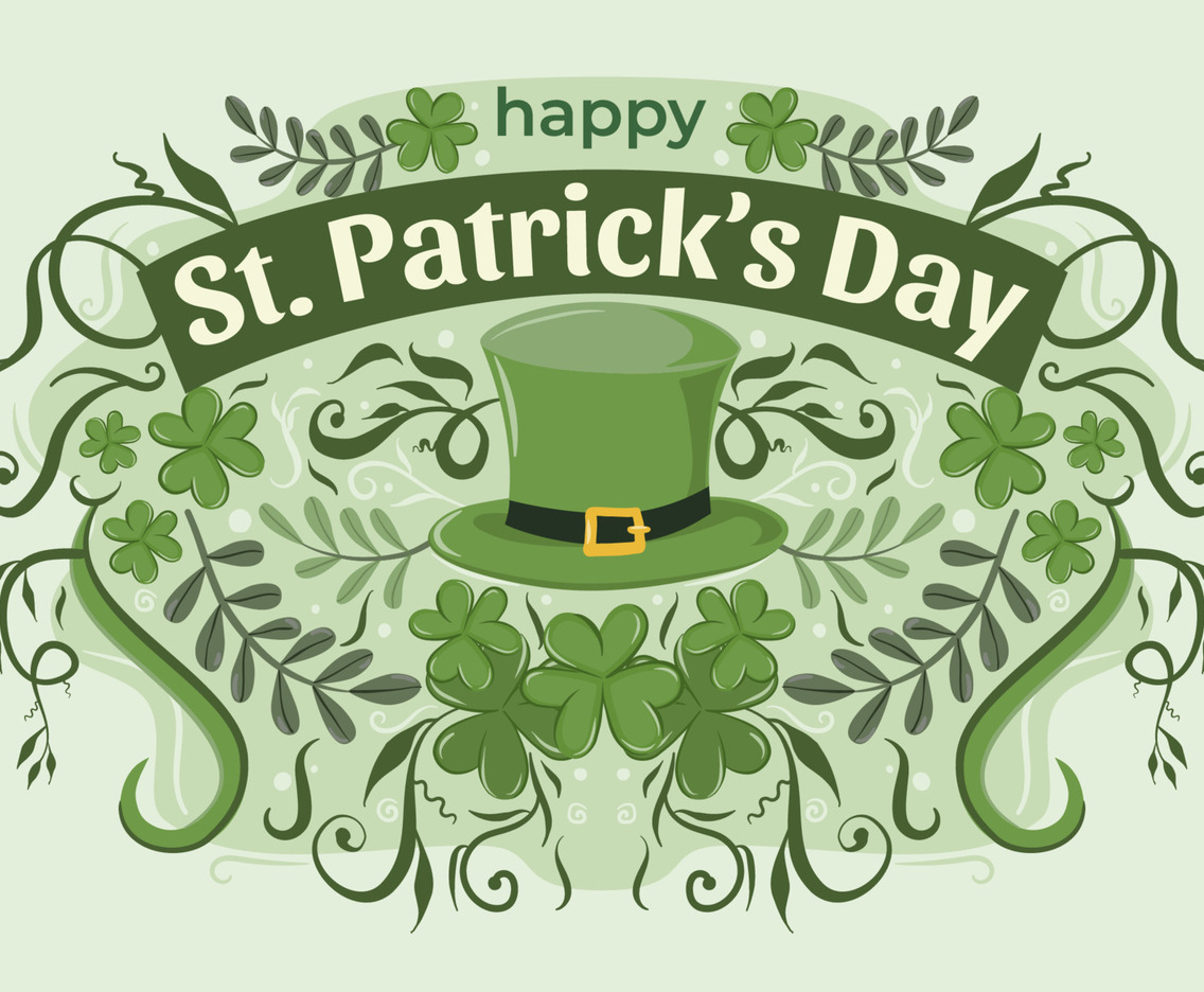 St. Patrick's Day Hat Background