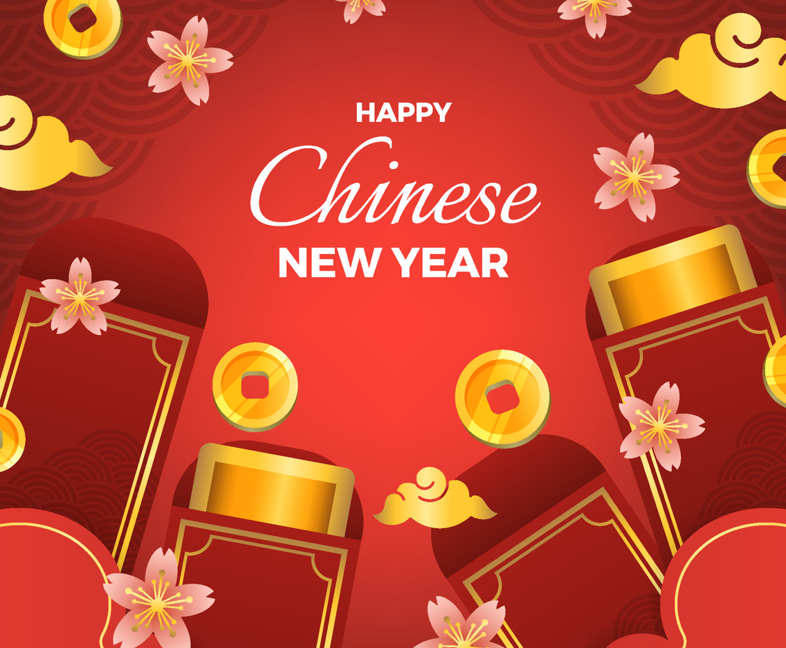 Happy Chinese New Year With Red Packet