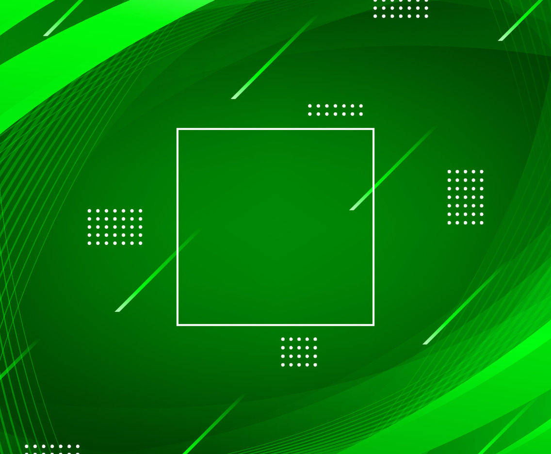 Modern Wave Green Background