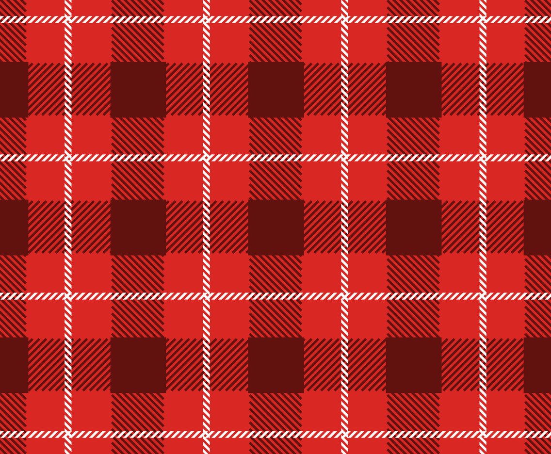 Seamless Buffalo Plaid Christmas Background