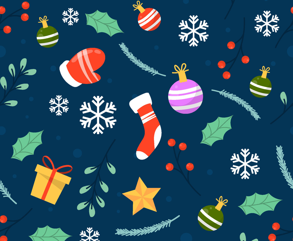 Seamless Christmas Background
