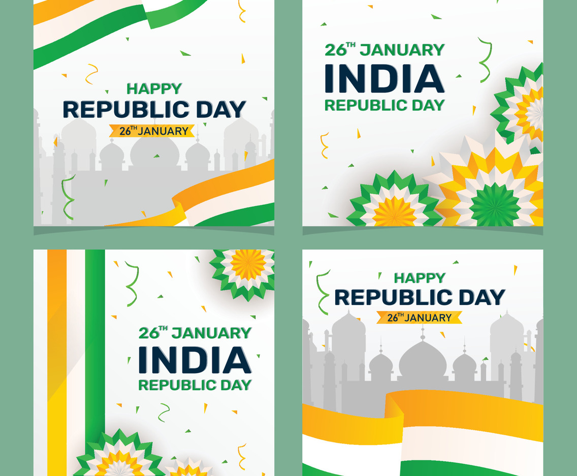 India Republic Day Instagram Post Collection