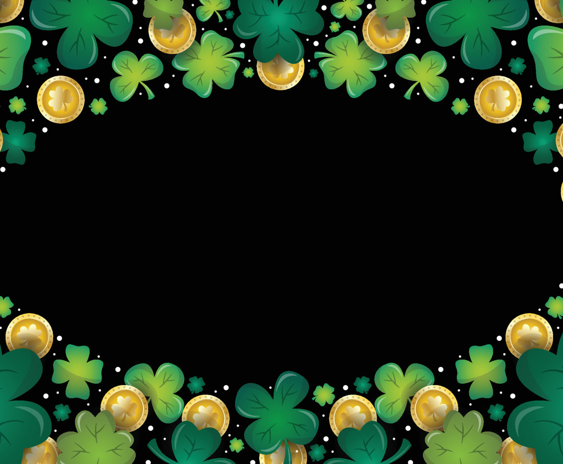 St Patrick's Day Shamrock Clover Background