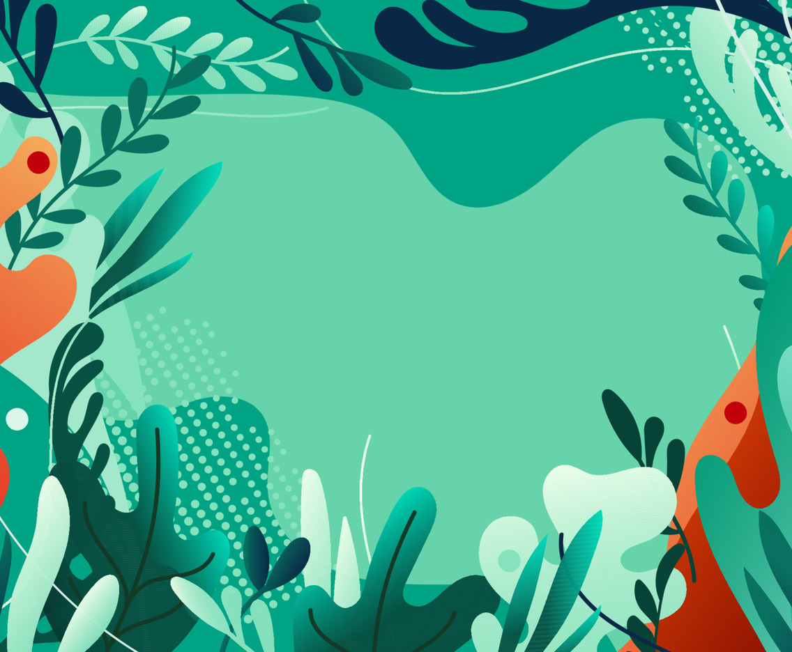 Modern Green Foliage Concept