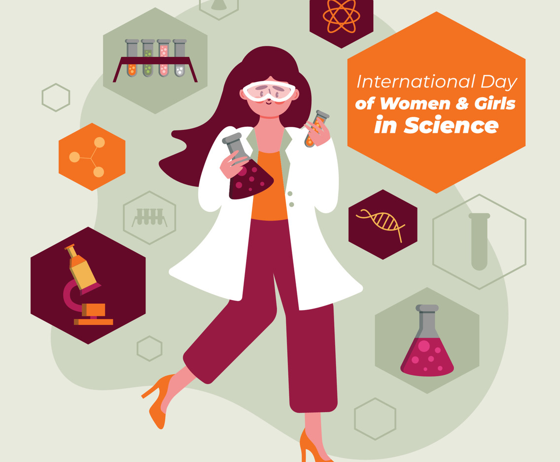International Day of Women and Girls in Science Background