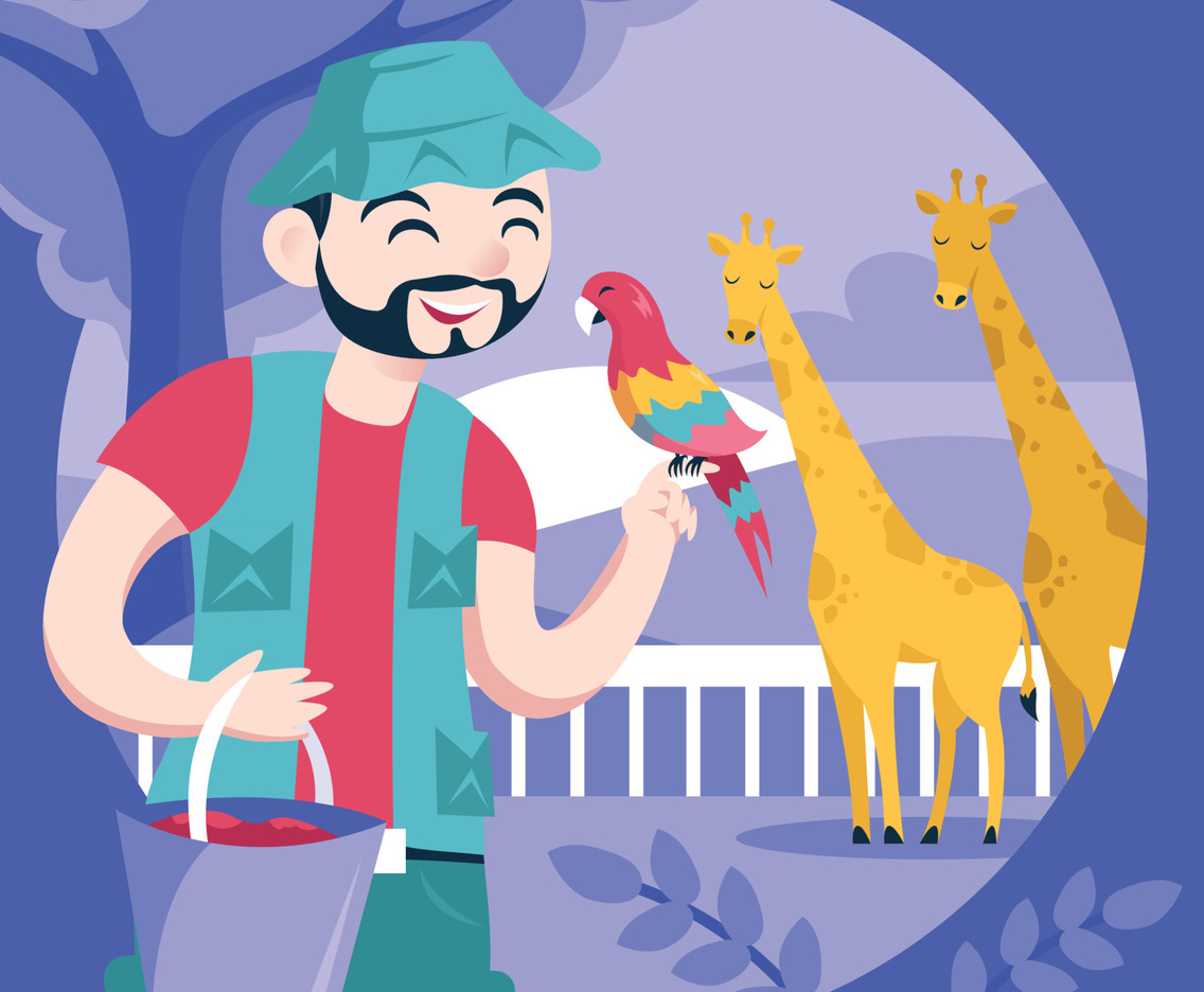 Character Focused Zoo Keeper