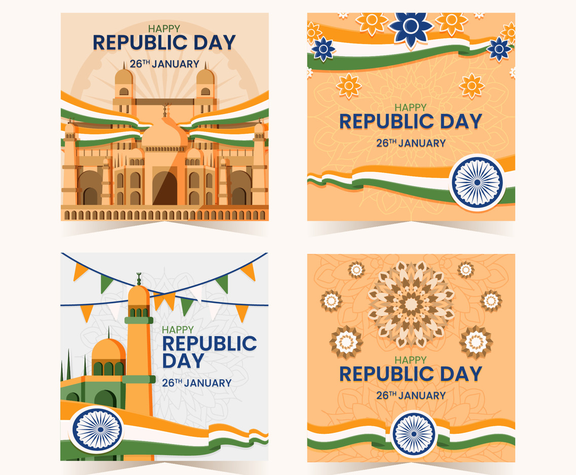 Happy Republic Day Social Media Post