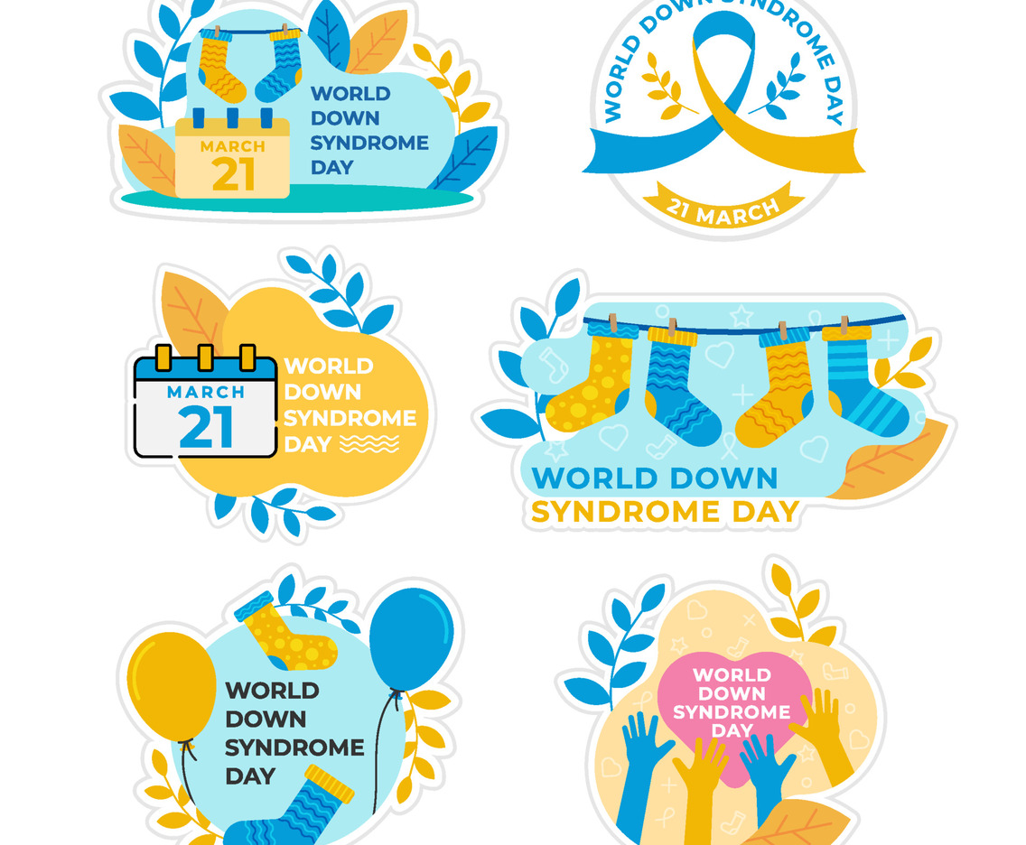 World Down Syndrome Day Sticker Set