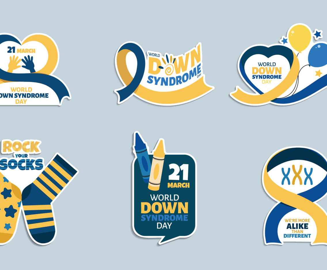 World Down Syndrome Day Sticker Set