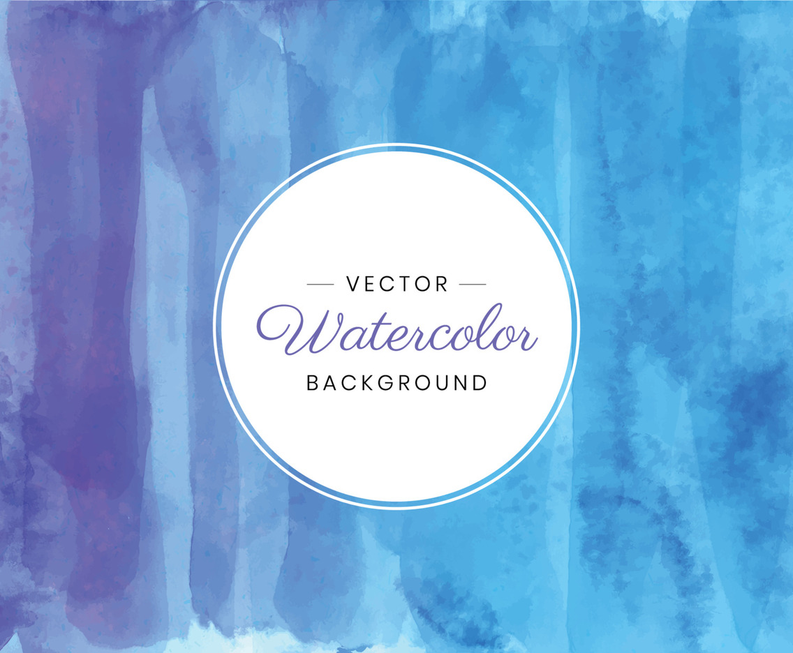 Blue and Purple Watercolor Texture with Brushstrokes