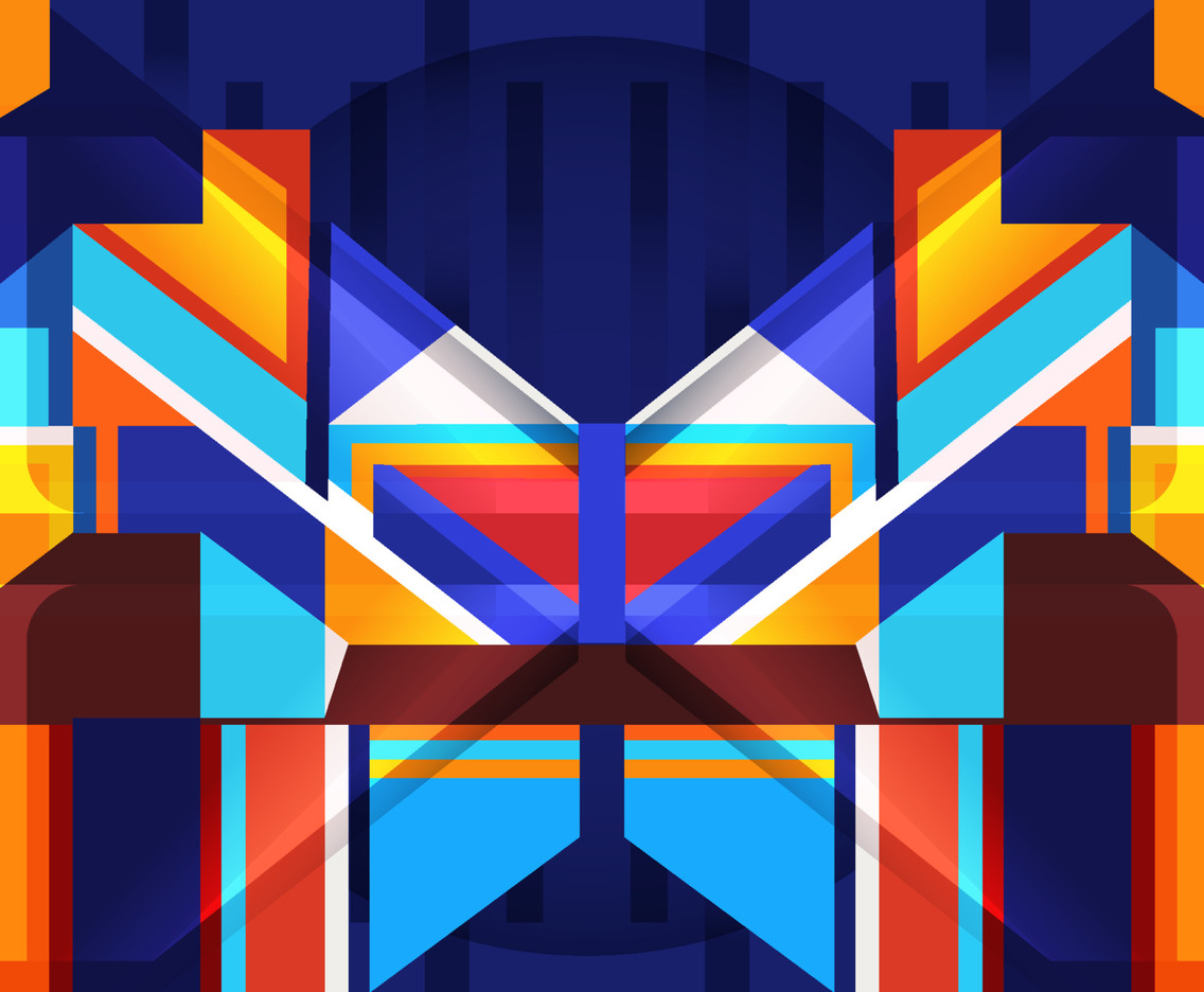 Colorful Abstract Geometry Background