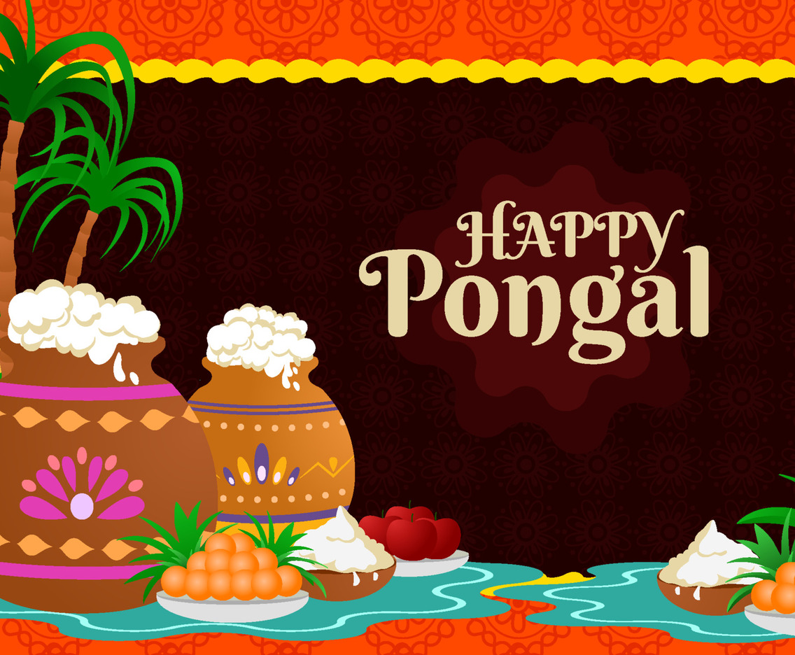 Pongal Festival Background