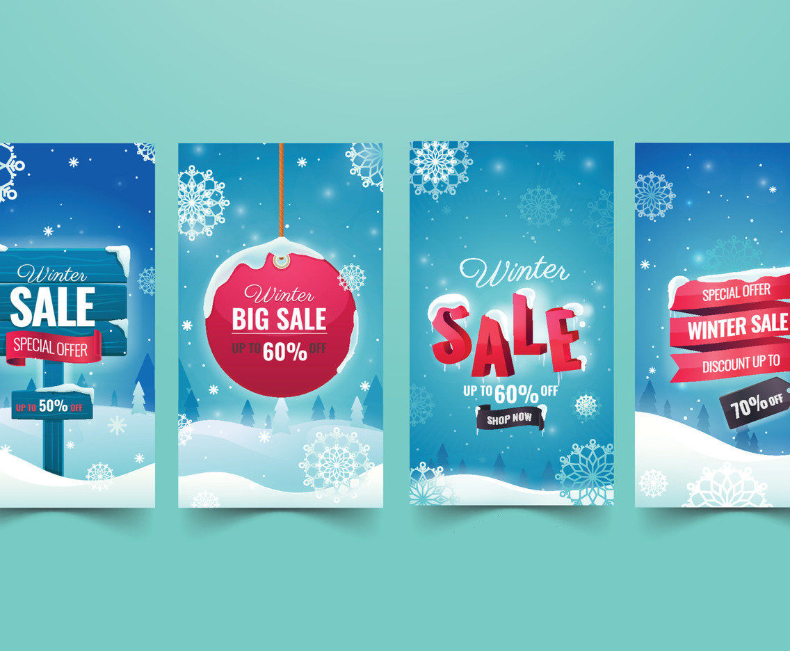 Winter Sale Banner Discount