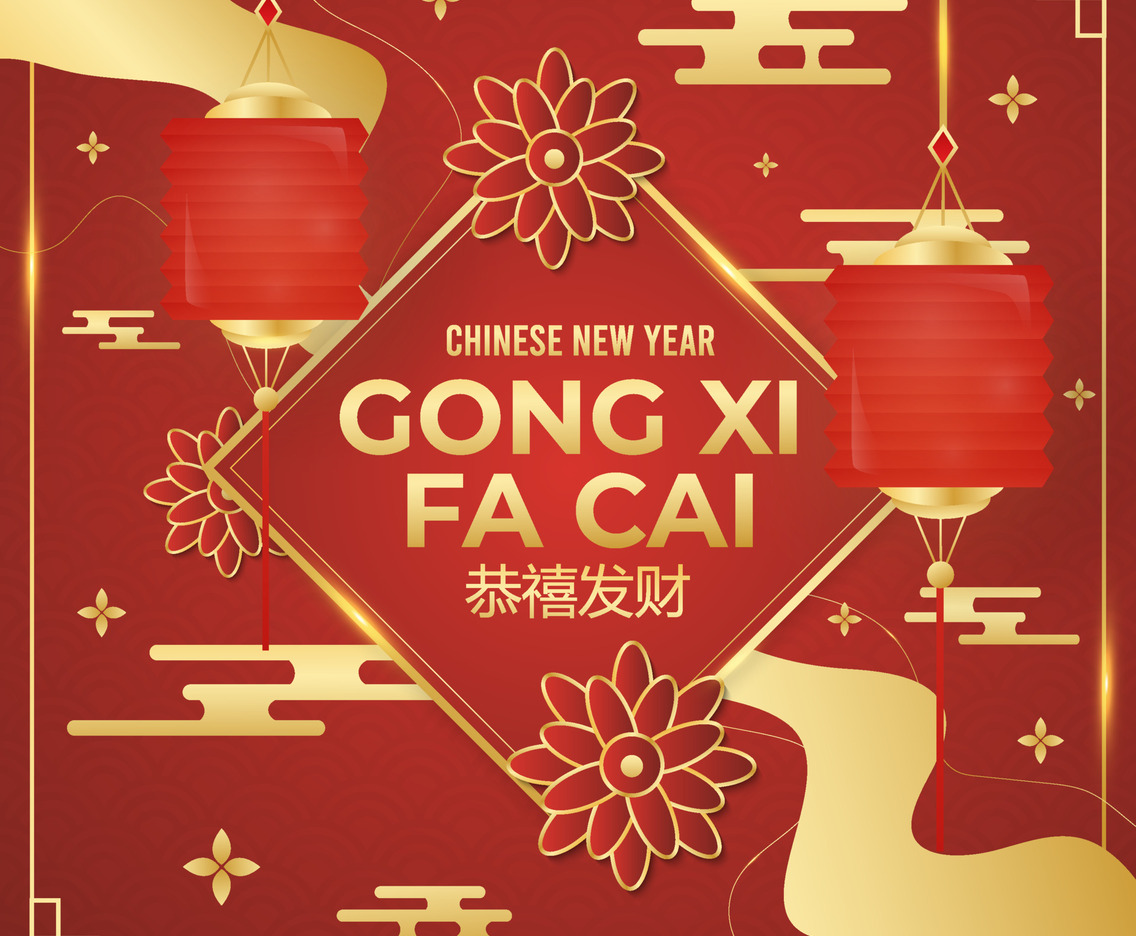 Background of Chinese Gong Xi Fa Cai