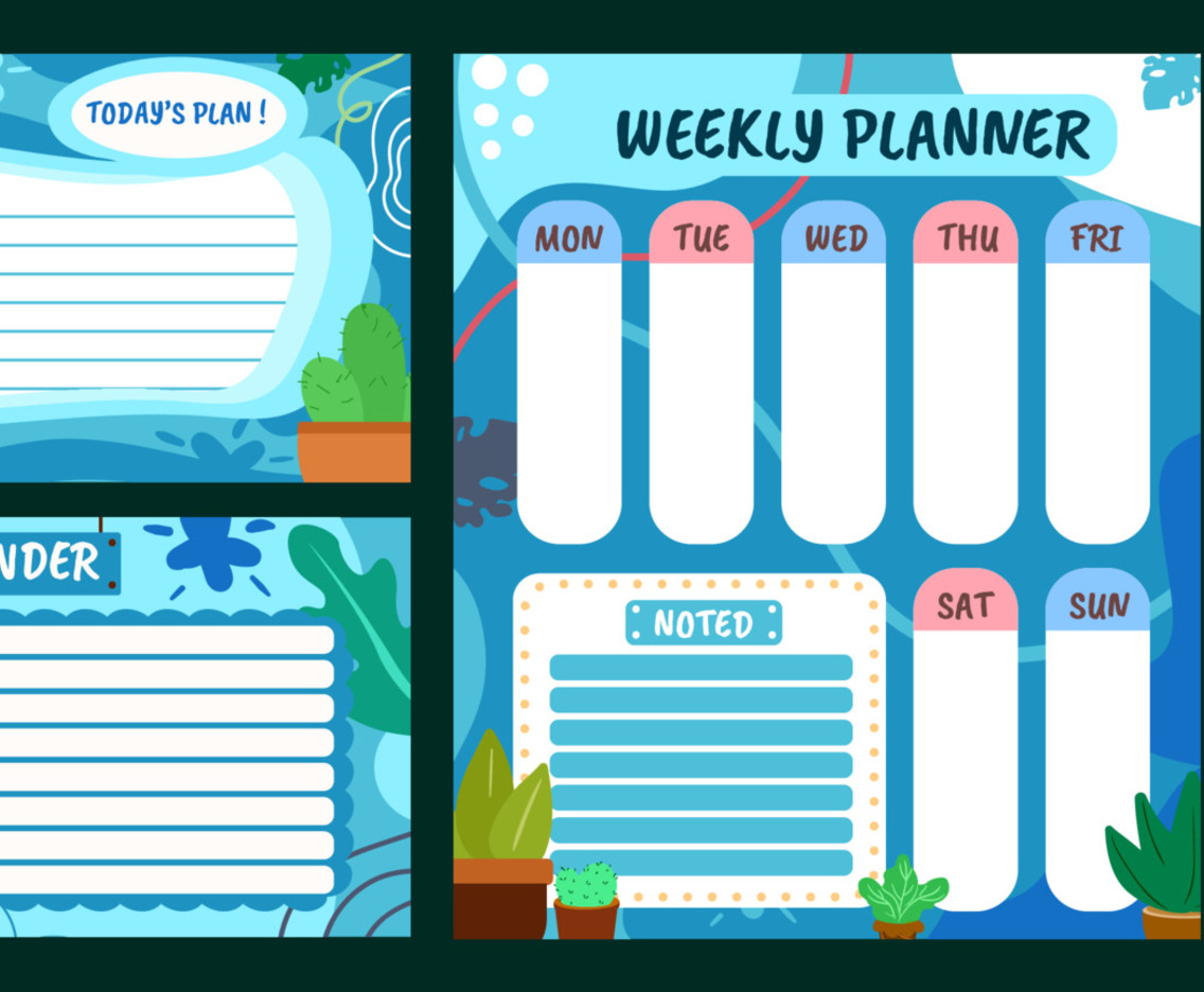 Cute Abstract Journal Template