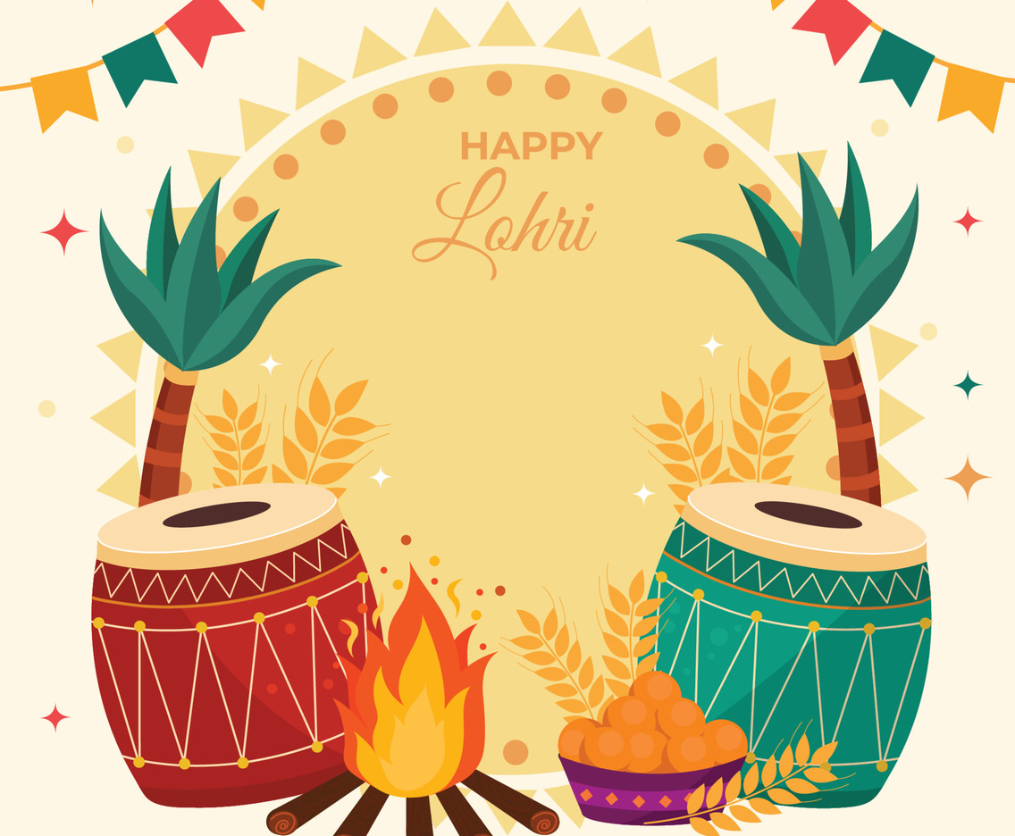 Lohri Festival Background