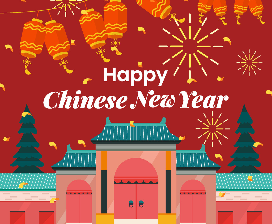 Chinese New Year Lantern Celebration Concept