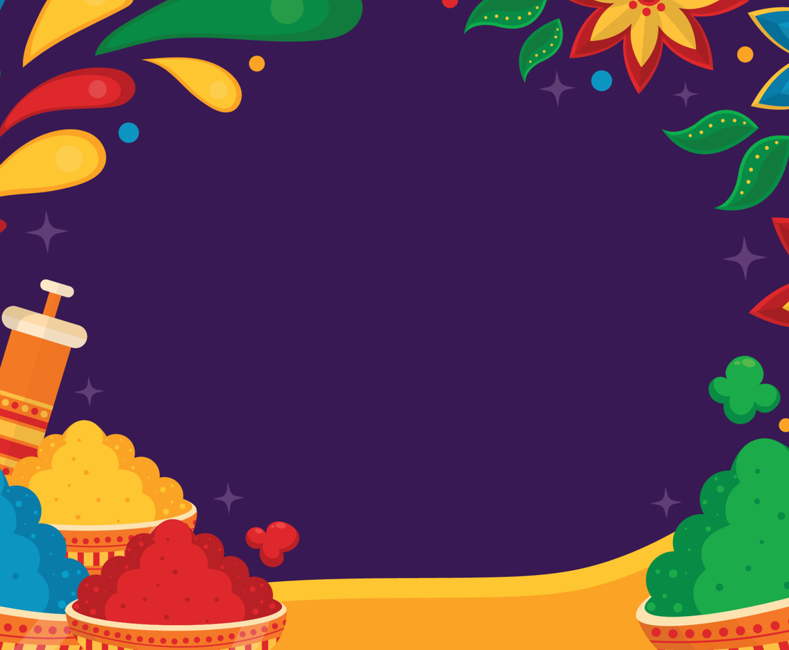 Colorful Holi Festival Background