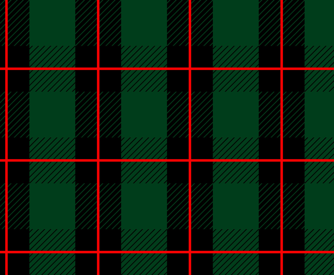 Green Buffalo Plaid Seamless Pattern
