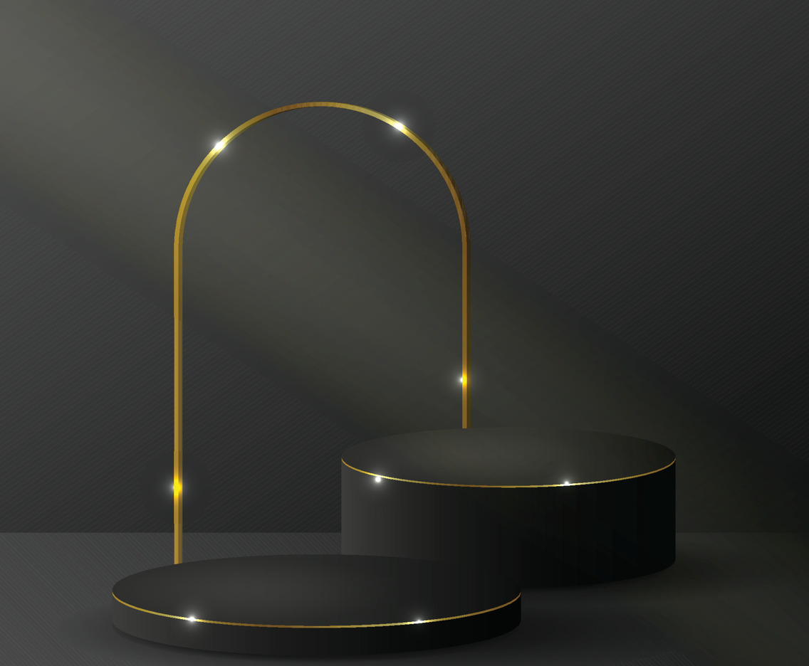 Luxury Black Podium