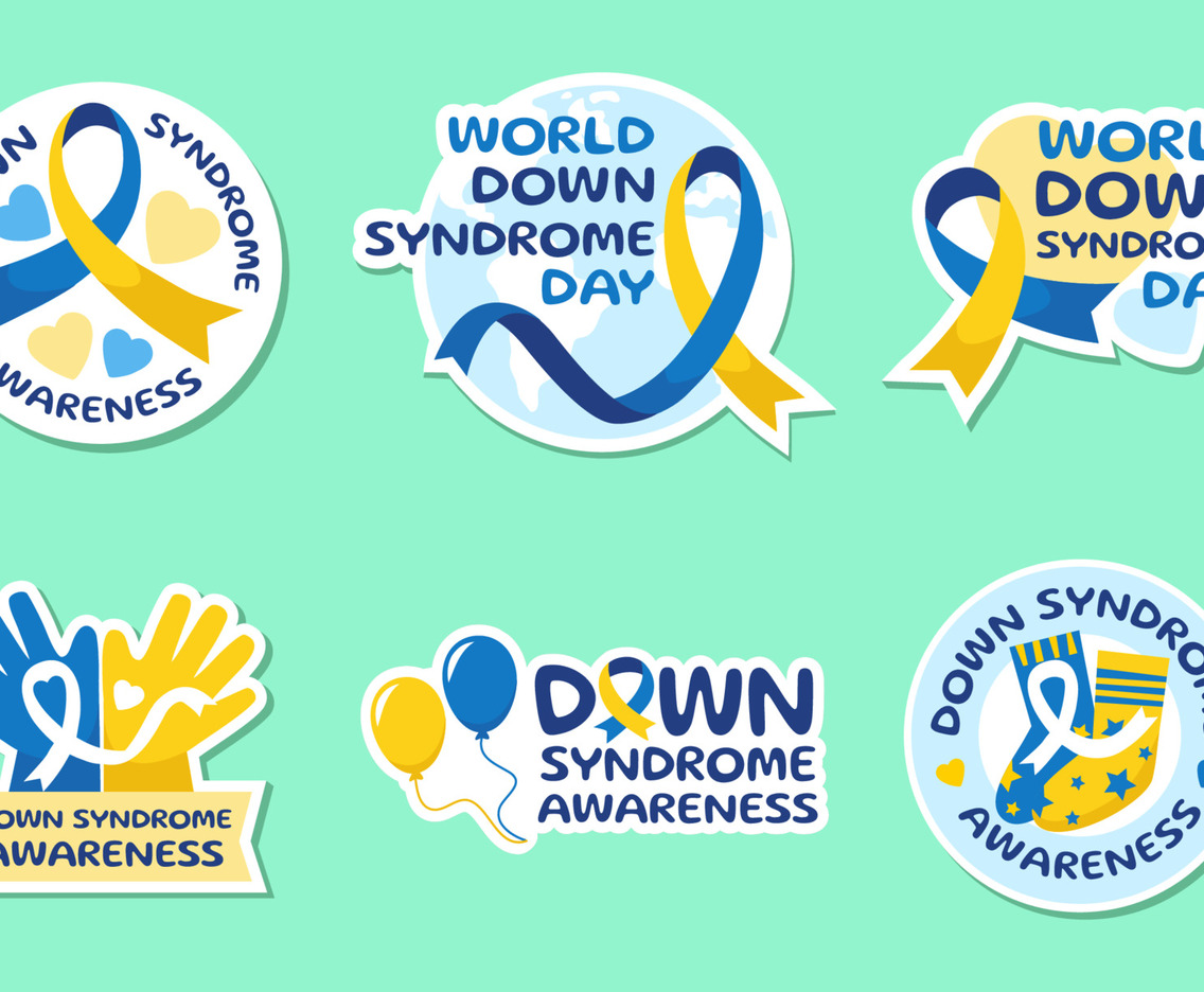 International Down Syndrome Sticker Set