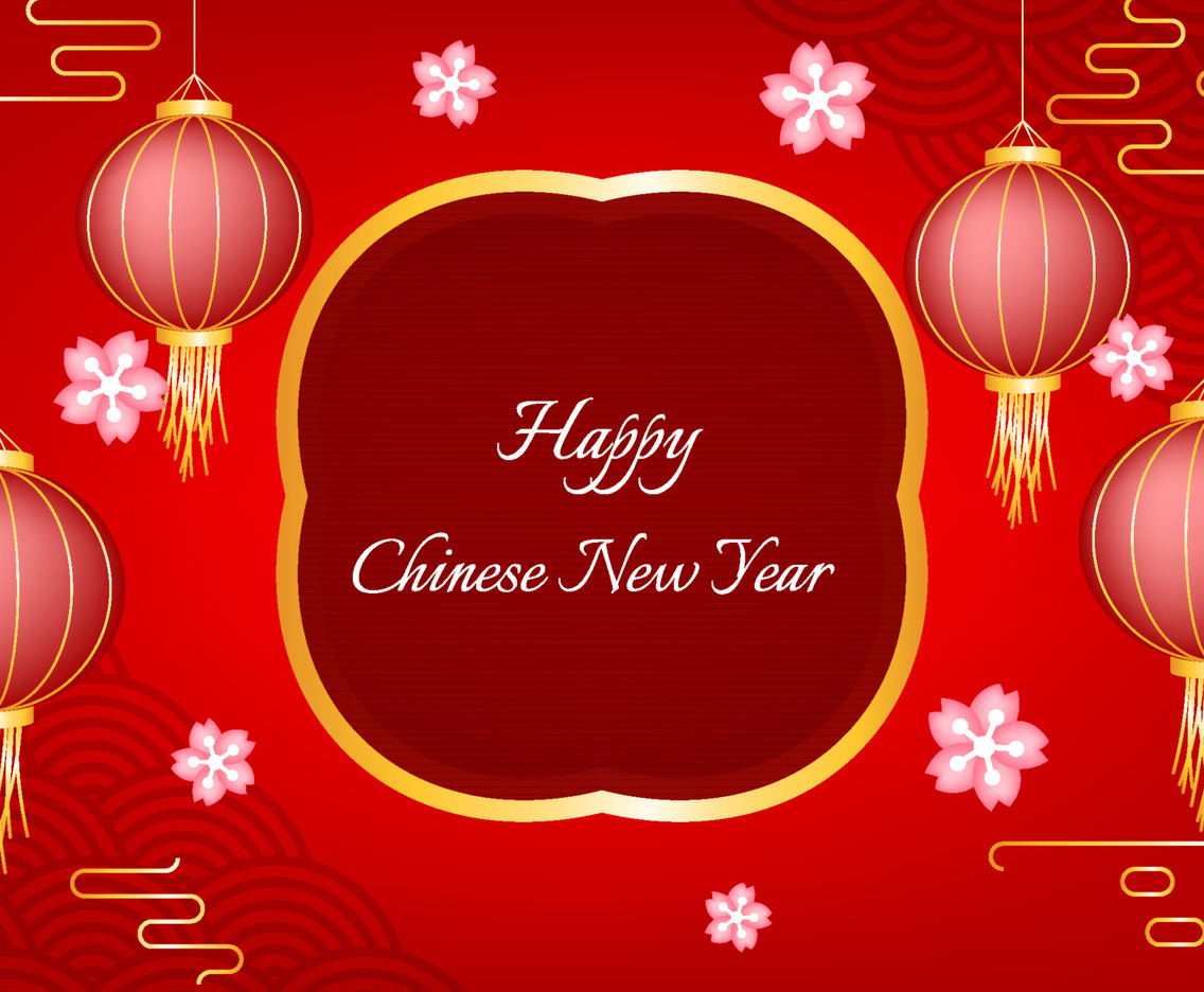 Chinese New Year Lantern Background