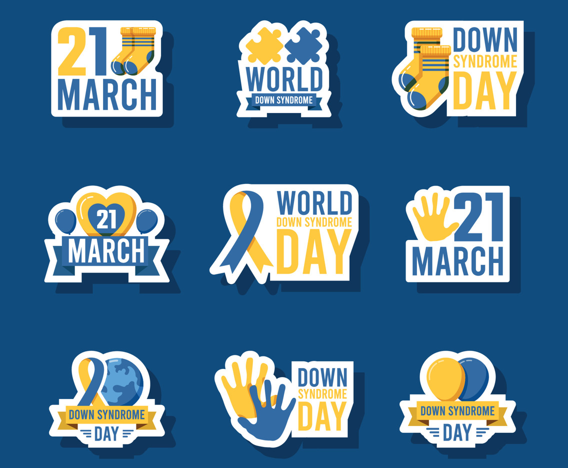 World Down Syndrome Day Sticker Collection