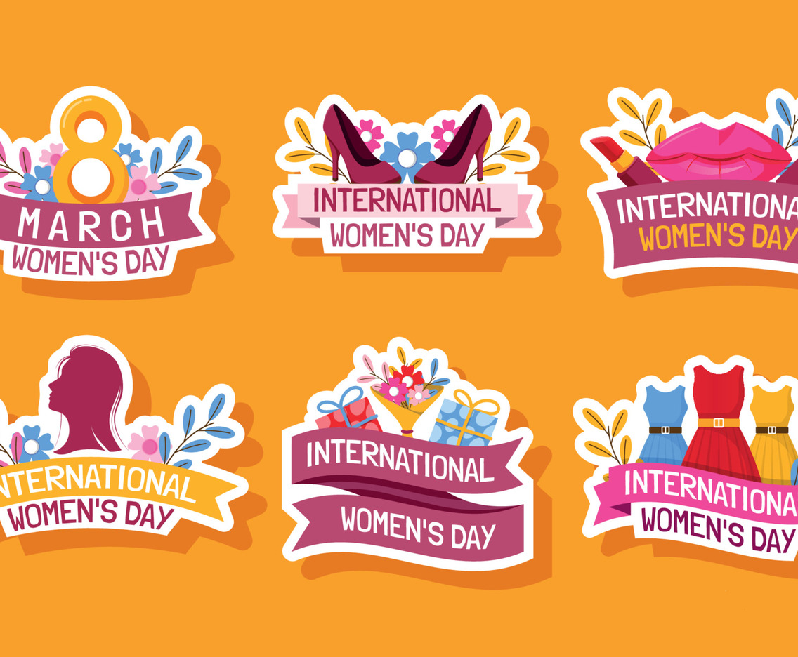 International Women's Day Sticker Collection