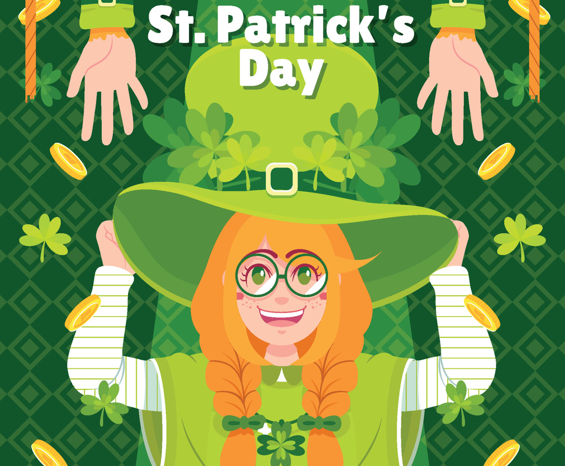 St.Patrick's Day Hat Background
