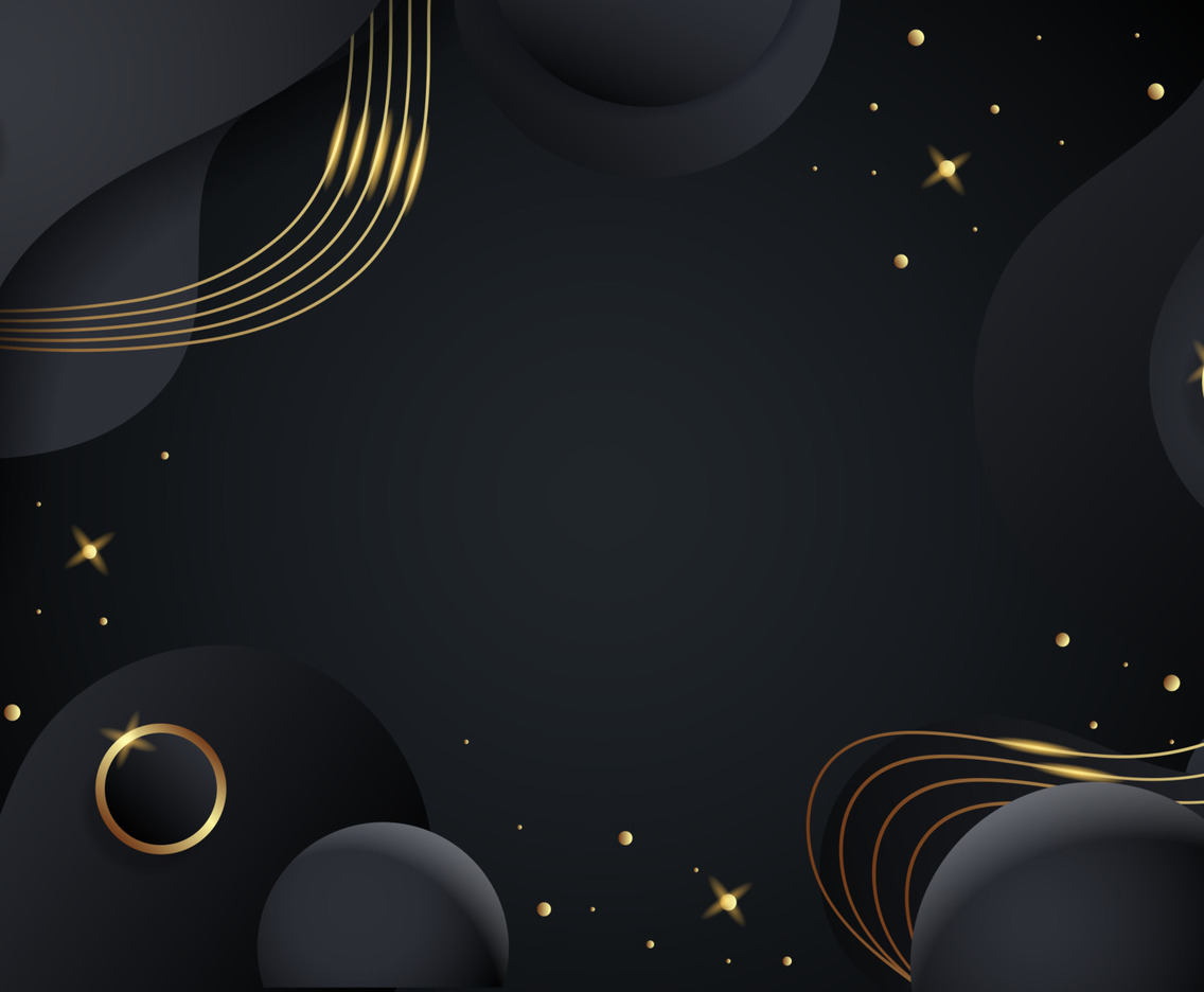 Elegant Organic Black Gold Concept