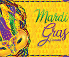 Celebrate Merdi Gras Carnival Concept