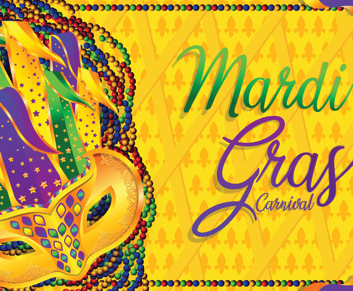 Celebrate Merdi Gras Carnival Concept