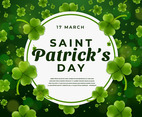 Realistic Clover of Saint Patrick's Day