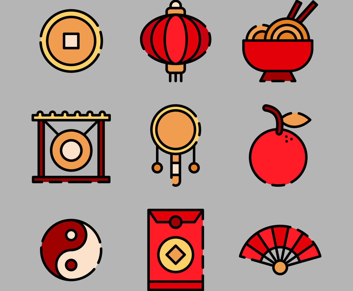 Icon Collection for Chinese New Year