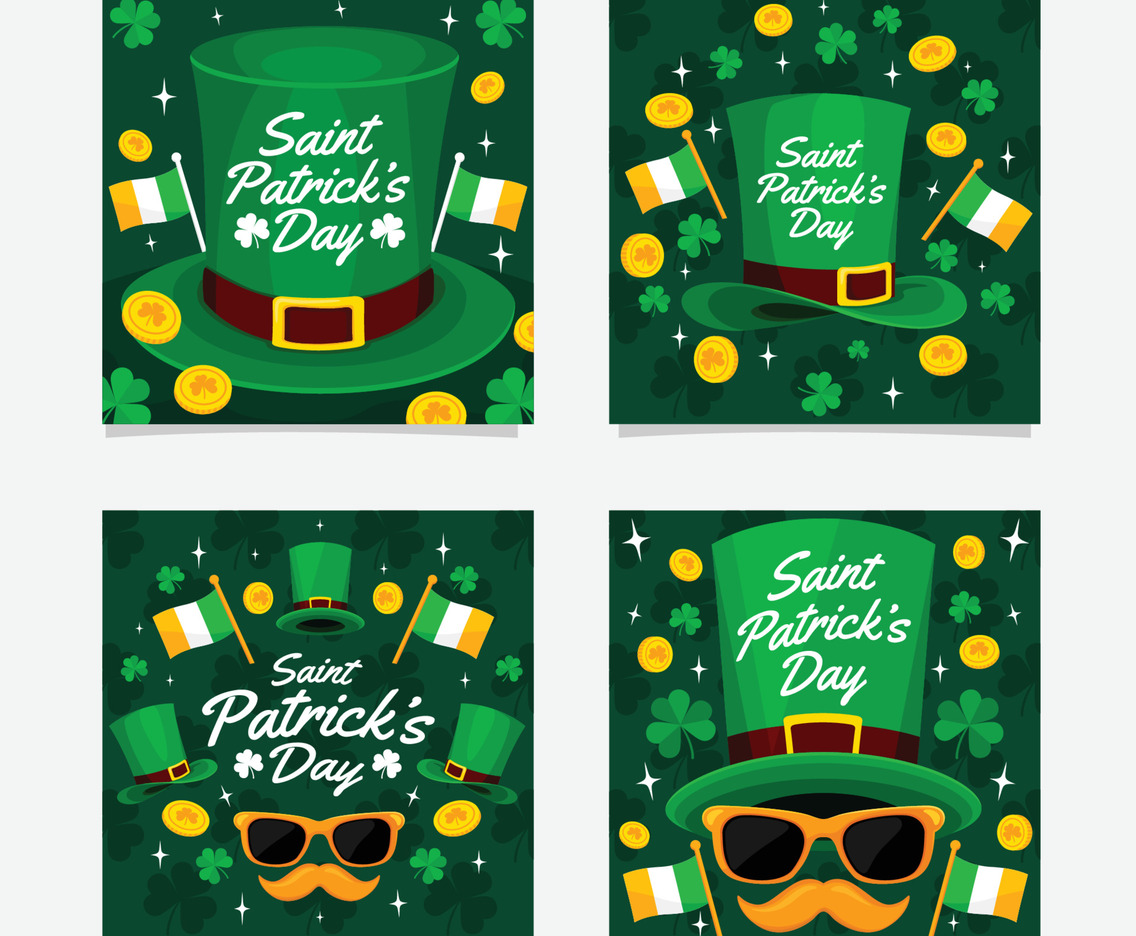 St Patrick's Day Hat Social Media Post