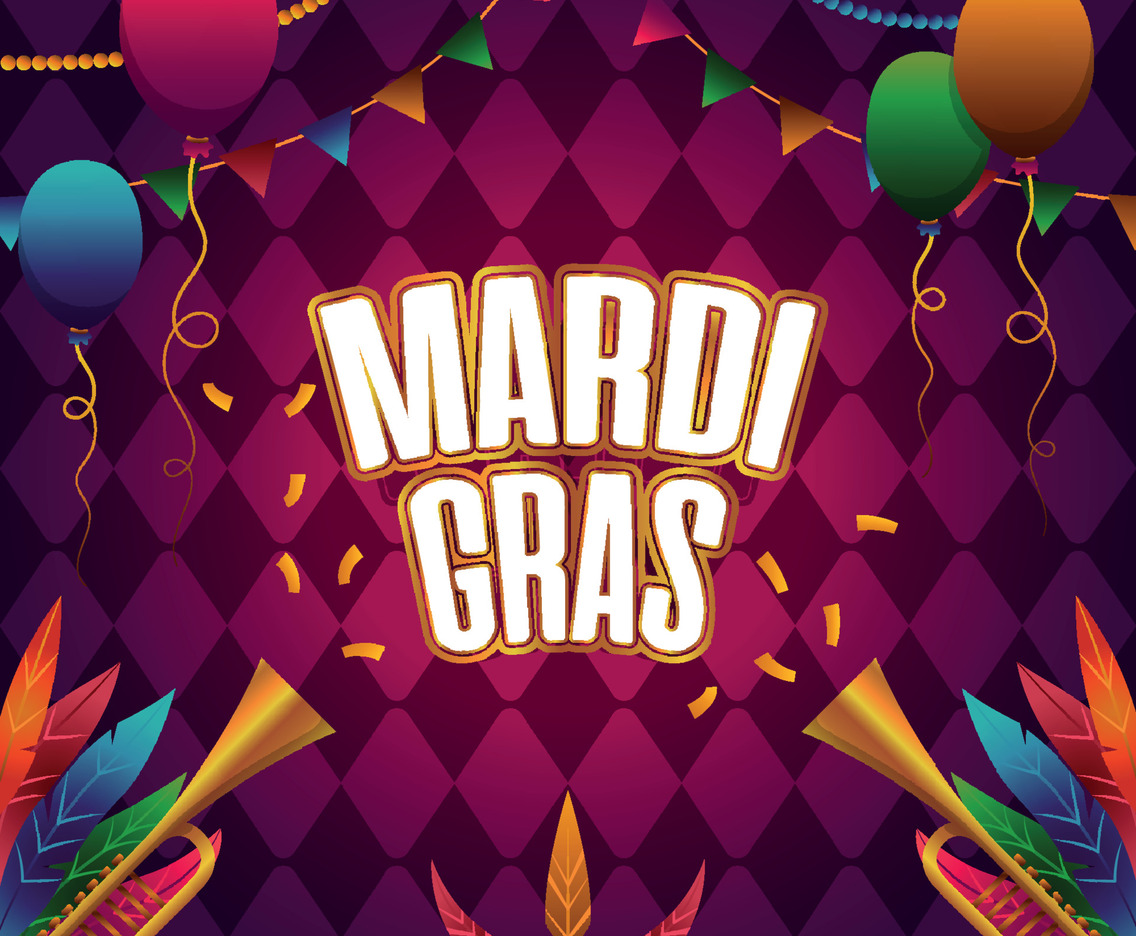 Mardi Gras Celebration Background