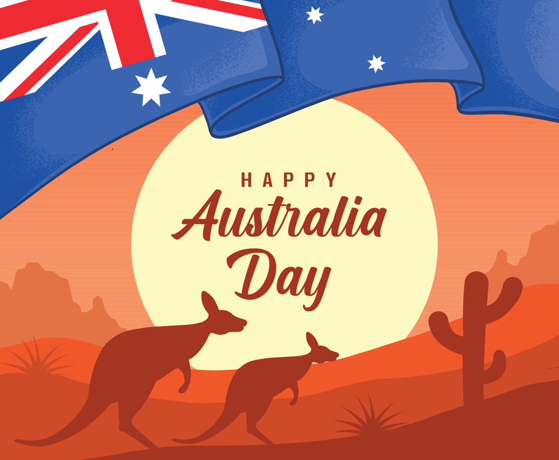 Happy Australia Day Concept