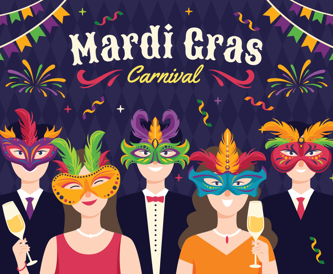 Mardi Gras Mask Carnival Party
