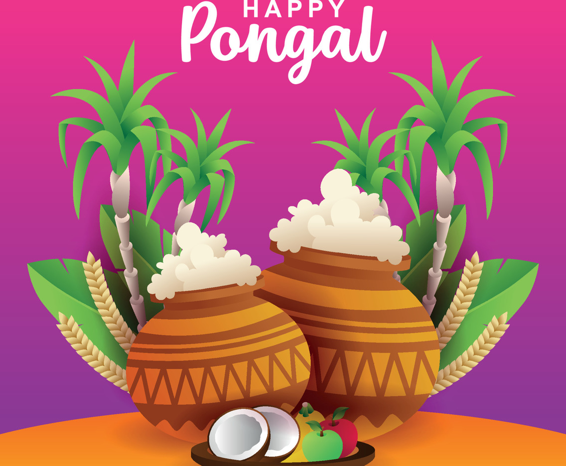 Pongal Festival Concept