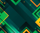 Green Abstract Geometric Background