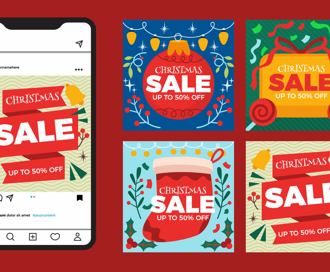 Social Media Story Post for Christmas Sale