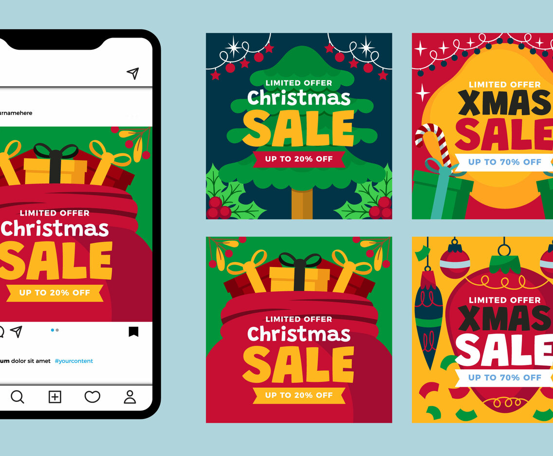 Social Media Story Post for Christmas