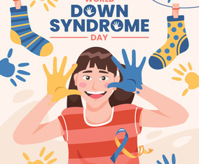 World Down Syndrome Day Sticker Set Vector Art & Graphics | freevector.com