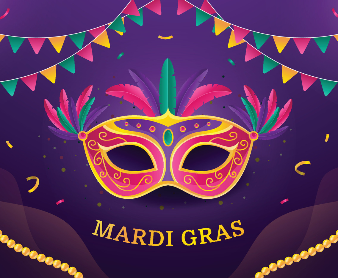 Mardi Gras Carnival Background