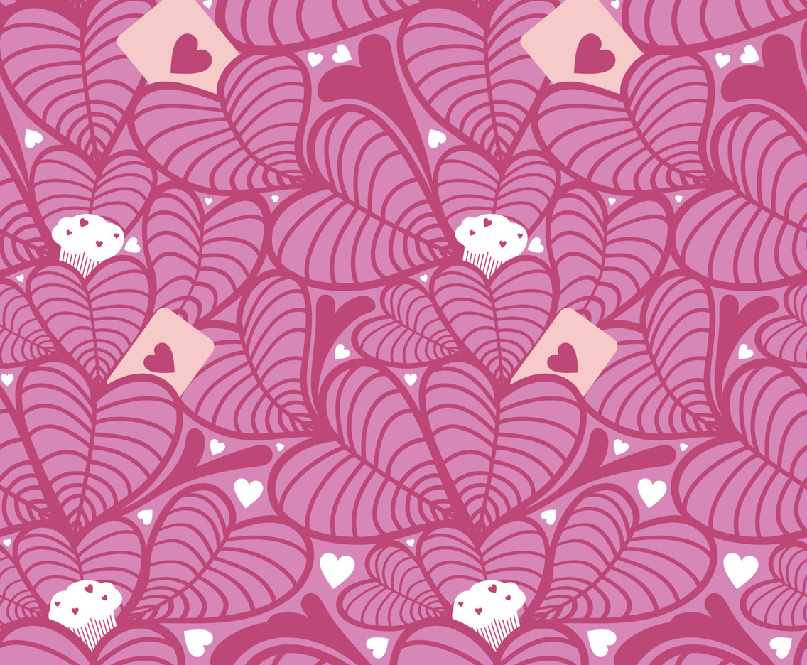 Pink Valentine Seamless Pattern