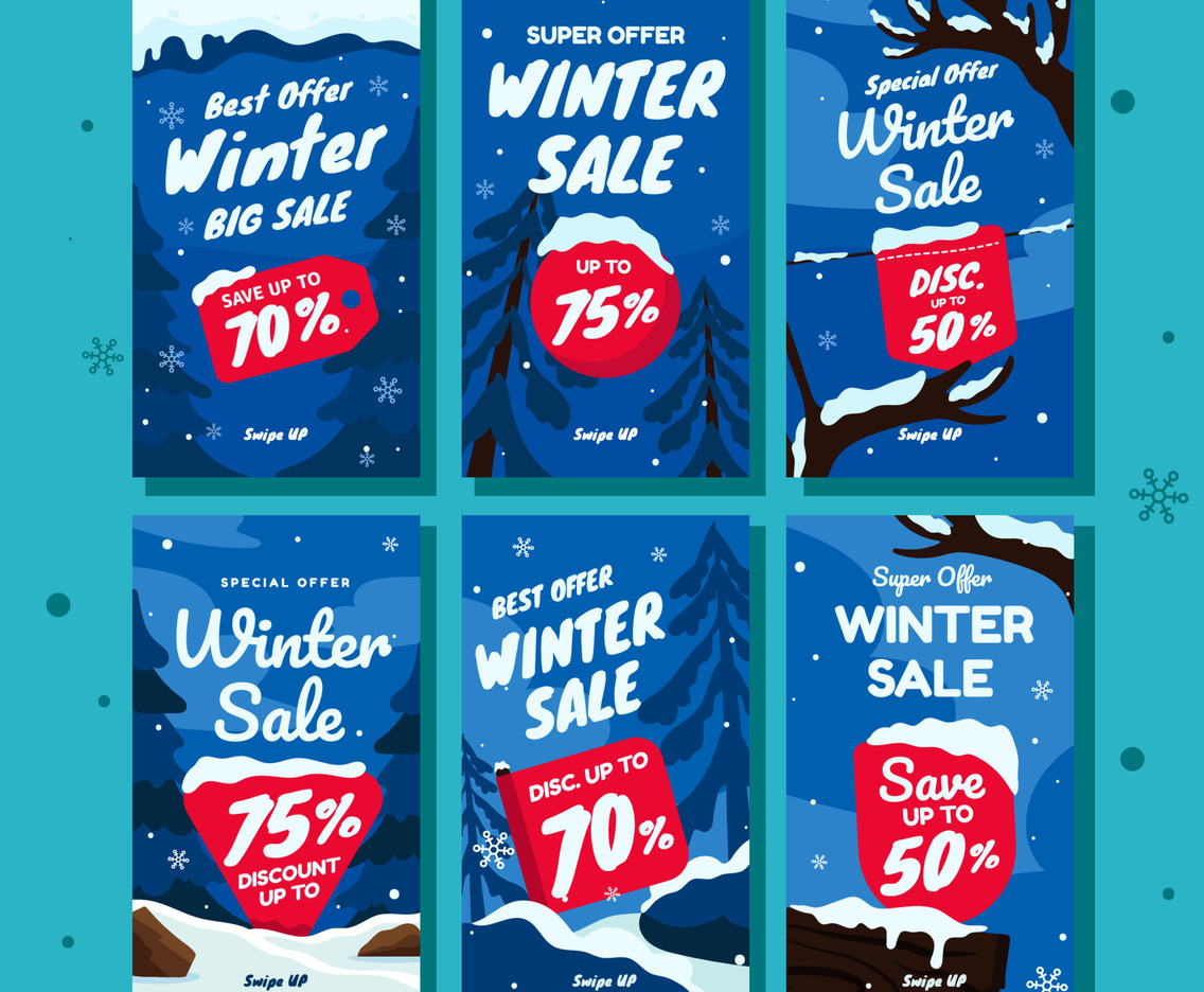 Winter Sale Social Media Post